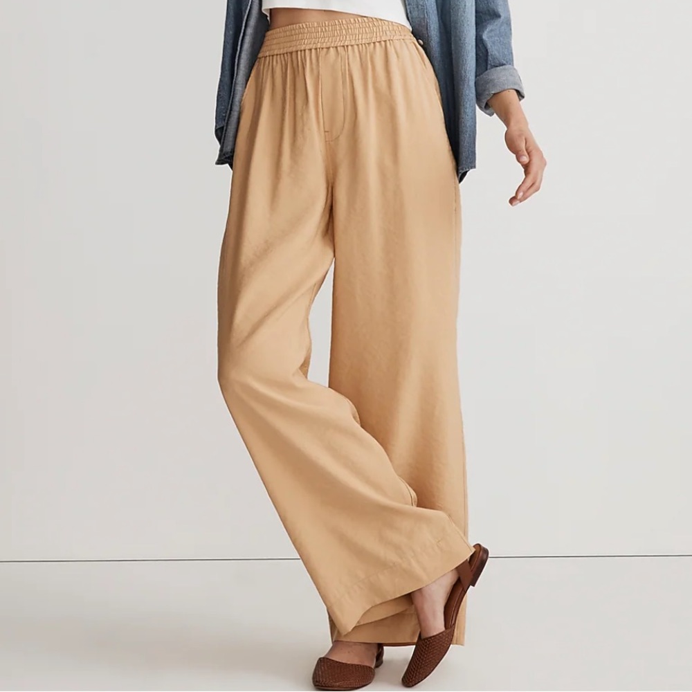 NWT / Petite Carley Wide-Leg Pant in Softdrape